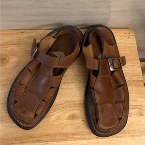 Born Leather Sandals with Adjustable Strap